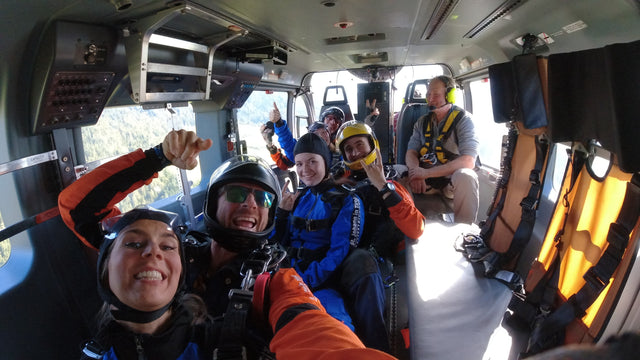 Tandemsprung (HELIKOPTER) mit Video und Fotos