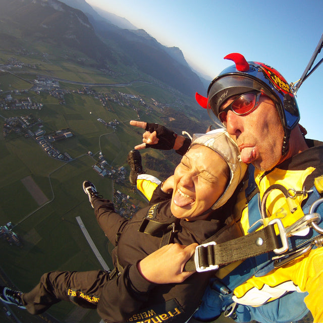 Tandemsprung (Flugzeug) mit Video und Foto